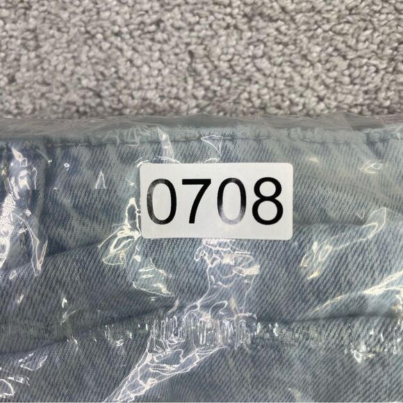 Hollister Jeans Womens 25 Short Blue Baggy Wide Leg High Rise Lightweight Cuffed - Picture 12 of 12